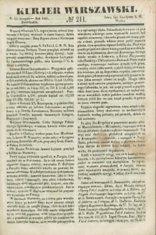 Kurjer Warszawski. 1849, № 211 (13 sierpnia)