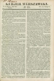 Kurjer Warszawski. 1849, № 223 (26 sierpnia)
