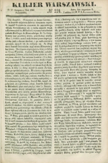 Kurjer Warszawski. 1849, № 224 (27 sierpnia)