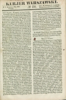 Kurjer Warszawski. 1849, № 230 (2 września)