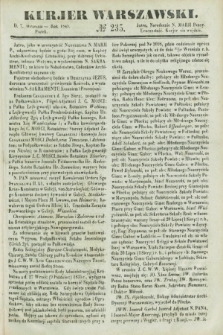 Kurjer Warszawski. 1849, № 235 (7 września)