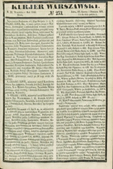 Kurjer Warszawski. 1849, № 253 (26 września)