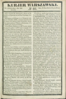 Kurjer Warszawski. 1849, № 261 (4 października)