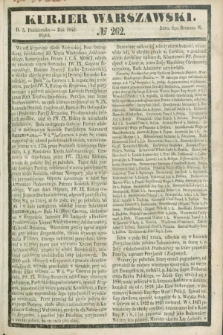 Kurjer Warszawski. 1849, № 262 (5 października)