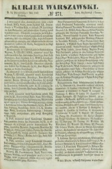 Kurjer Warszawski. 1849, № 271 (14 października)