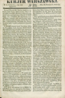 Kurjer Warszawski. 1849, № 272 (15 października)