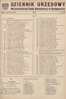 Dziennik Urzędowy Wojewódzkiej Rady Narodowej w Bydgoszczy. 1954, nr 14