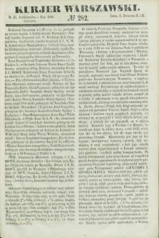 Kurjer Warszawski. 1849, № 282 (25 października)