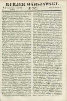 Kurjer Warszawski. 1849, № 285 (28 października)