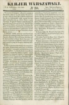 Kurjer Warszawski. 1849, № 288 (31 października)