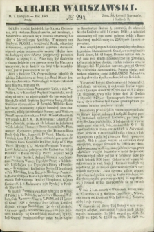 Kurjer Warszawski. 1849, № 294 (7 listopada)