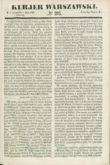 Kurjer Warszawski. 1849, № 295 (8 listopada)