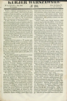 Kurjer Warszawski. 1849, № 299 (12 listopada)