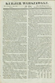 Kurjer Warszawski. 1849, № 318 (1 grudnia)