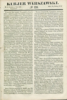 Kurjer Warszawski. 1849, № 320 (3 grudnia)