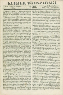 Kurjer Warszawski. 1849, № 342 (28 grudnia)