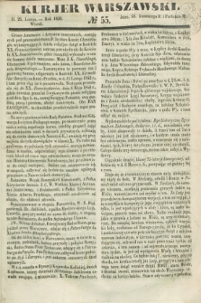 Kurjer Warszawski. 1850, № 55 (26 lutego)