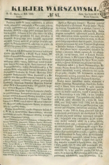 Kurjer Warszawski. 1850, № 84 (27 marca)