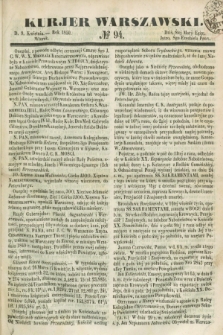 Kurjer Warszawski. 1850, № 94 (9 kwietnia)