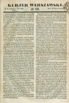 Kurjer Warszawski. 1850, № 109 (24 kwietnia)