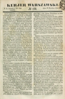 Kurjer Warszawski. 1850, № 110 (25 kwietnia)