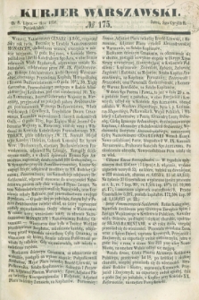 Kurjer Warszawski. 1850, № 175 (8 lipca)
