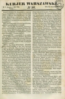 Kurjer Warszawski. 1850, № 201 (3 sierpnia)