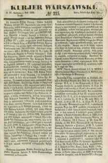 Kurjer Warszawski. 1850, № 225 (28 sierpnia)
