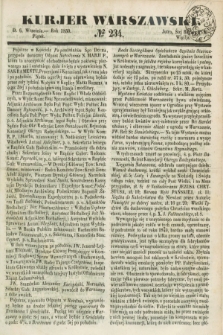Kurjer Warszawski. 1850, № 234 (6 września)