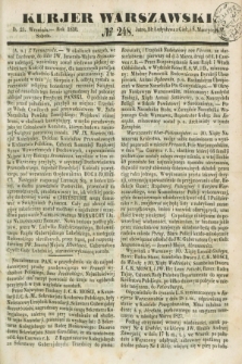 Kurjer Warszawski. 1850, № 248 (21 września)