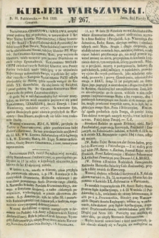 Kurjer Warszawski. 1850, № 267 (10 października)