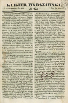 Kurjer Warszawski. 1850, № 273 (16 października)