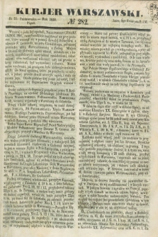 Kurjer Warszawski. 1850, № 282 (25 października)