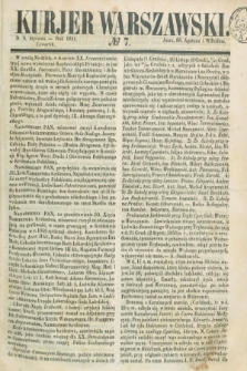 Kurjer Warszawski. 1851, № 7 (9 stycznia)