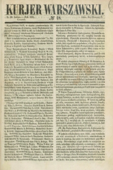Kurjer Warszawski. 1851, № 48 (20 lutego)