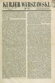 Kurjer Warszawski. 1851, № 51 (23. lutego)