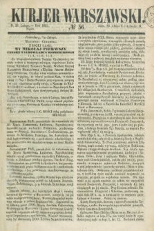 Kurjer Warszawski. 1851, № 56 (28 lutego)