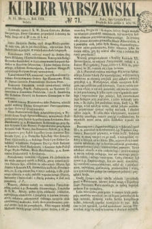 Kurjer Warszawski. 1851, № 71 (15 marca)
