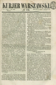 Kurjer Warszawski. 1851, № 176 (8 lipca)