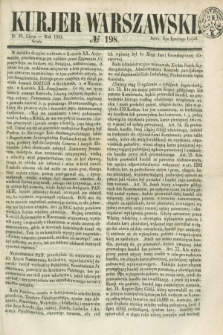 Kurjer Warszawski. 1851, № 198 (30 lipca)