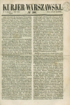 Kurjer Warszawski. 1851, № 200 (1 sierpnia)