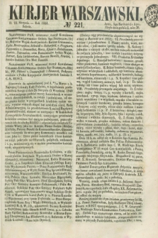 Kurjer Warszawski. 1851, № 221 (23 sierpnia)