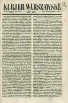 Kurjer Warszawski. 1851, № 224 (26 sierpnia)