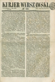 Kurjer Warszawski. 1851, № 226 (28 sierpnia)