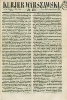 Kurjer Warszawski. 1851, № 252 (24 września)