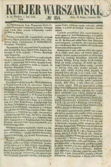 Kurjer Warszawski. 1851, № 254 (26 września)