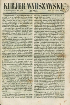 Kurjer Warszawski. 1851, № 263 (5 października)