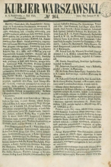 Kurjer Warszawski. 1851, № 264 (6 października)