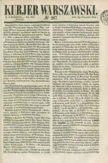 Kurjer Warszawski. 1851, № 267 (9 października)