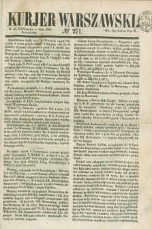 Kurjer Warszawski. 1851, № 271 (13 października)